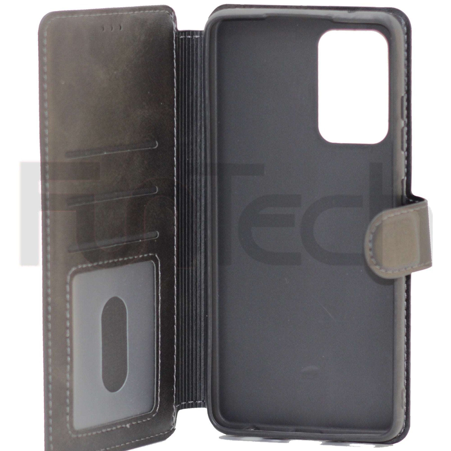 Samsung A52 Leather Wallet Case Color Black