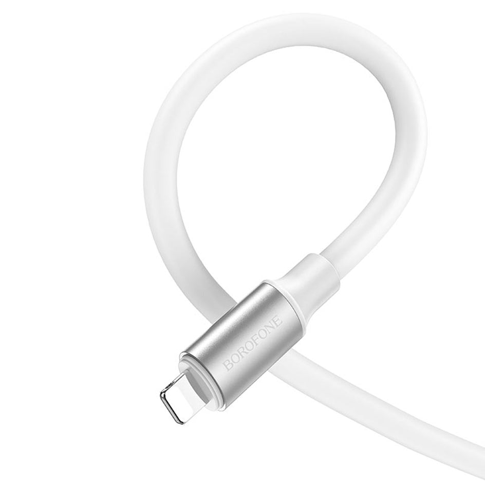 Borofone Fast Ip-Charging Data Cable White BX82