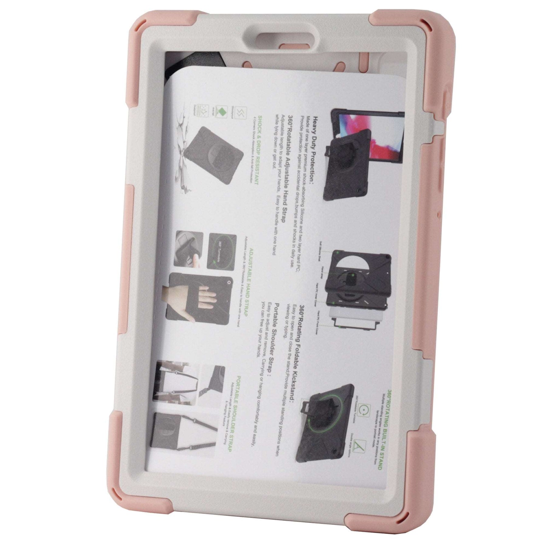 Drop & Shock Proof Samsung Tab Case For - Tab A7 Lite 8.7 inch, T220/T225, Color Pink.