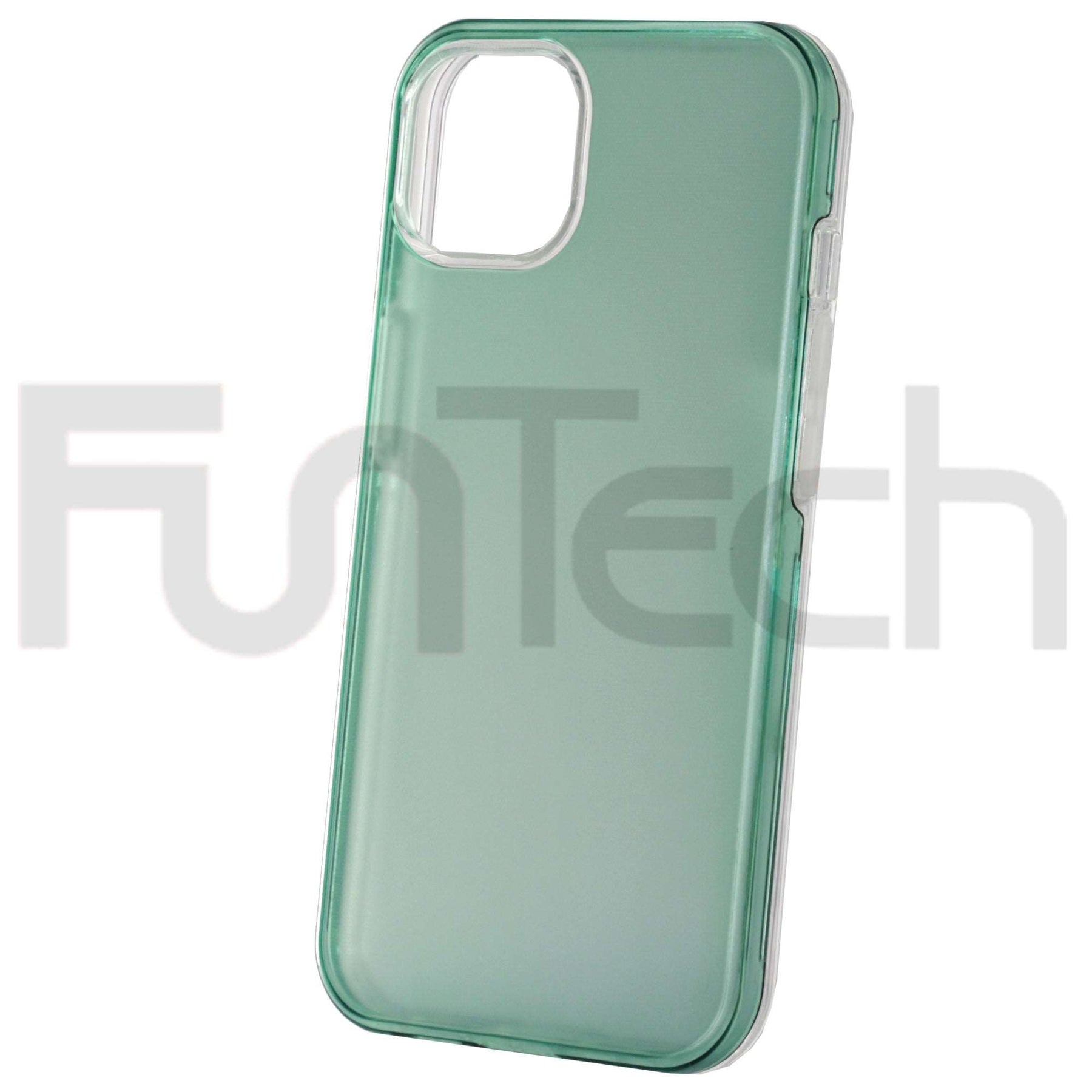 Apple iPhone 13 Mini, Double Sided Frosted Surface, Phone Case, Color Green.