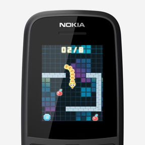 Nokia 105, Sim Free - Dual SIM (Color Black)