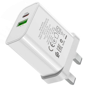 Wall charger BA55B Crown speed PD20W + QC3.0