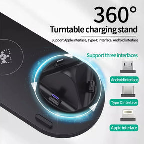 6-IN-1 WIRELESS FAST CHARGING STATION 15W B-07
