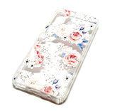 Huawei P Smart Z decorative clear transparent phone case roses