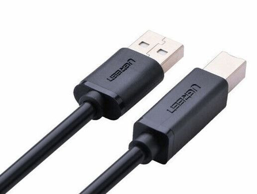 UGREEN USB 2.0 AM to BM Printer Cable 1m Black