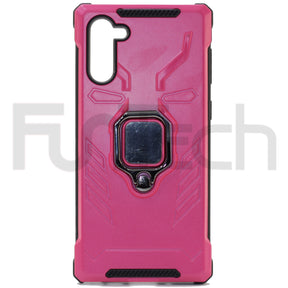 Samsung Note 10 Ring Armor Case, Color Pink