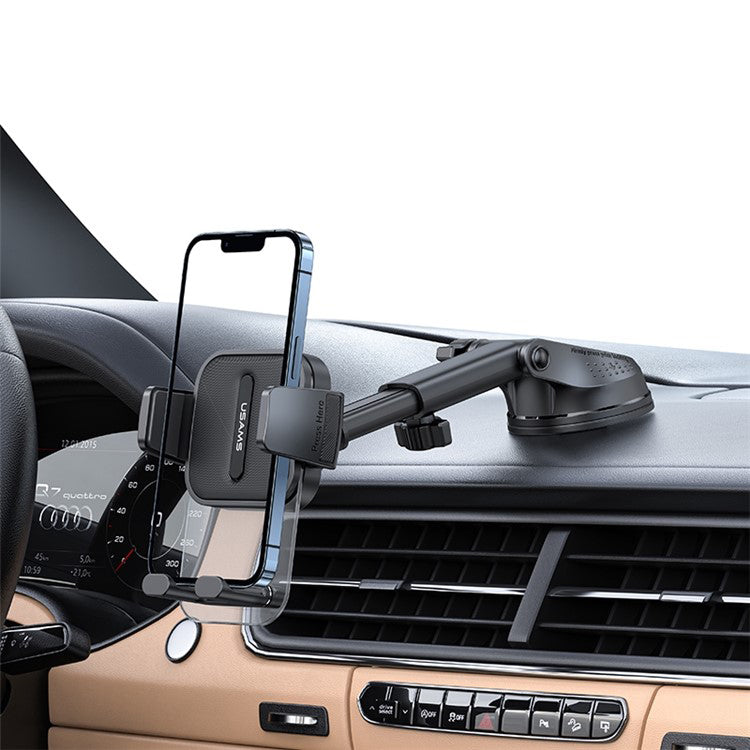 Car Dashboard Telescopic Transparent Phone Holder 