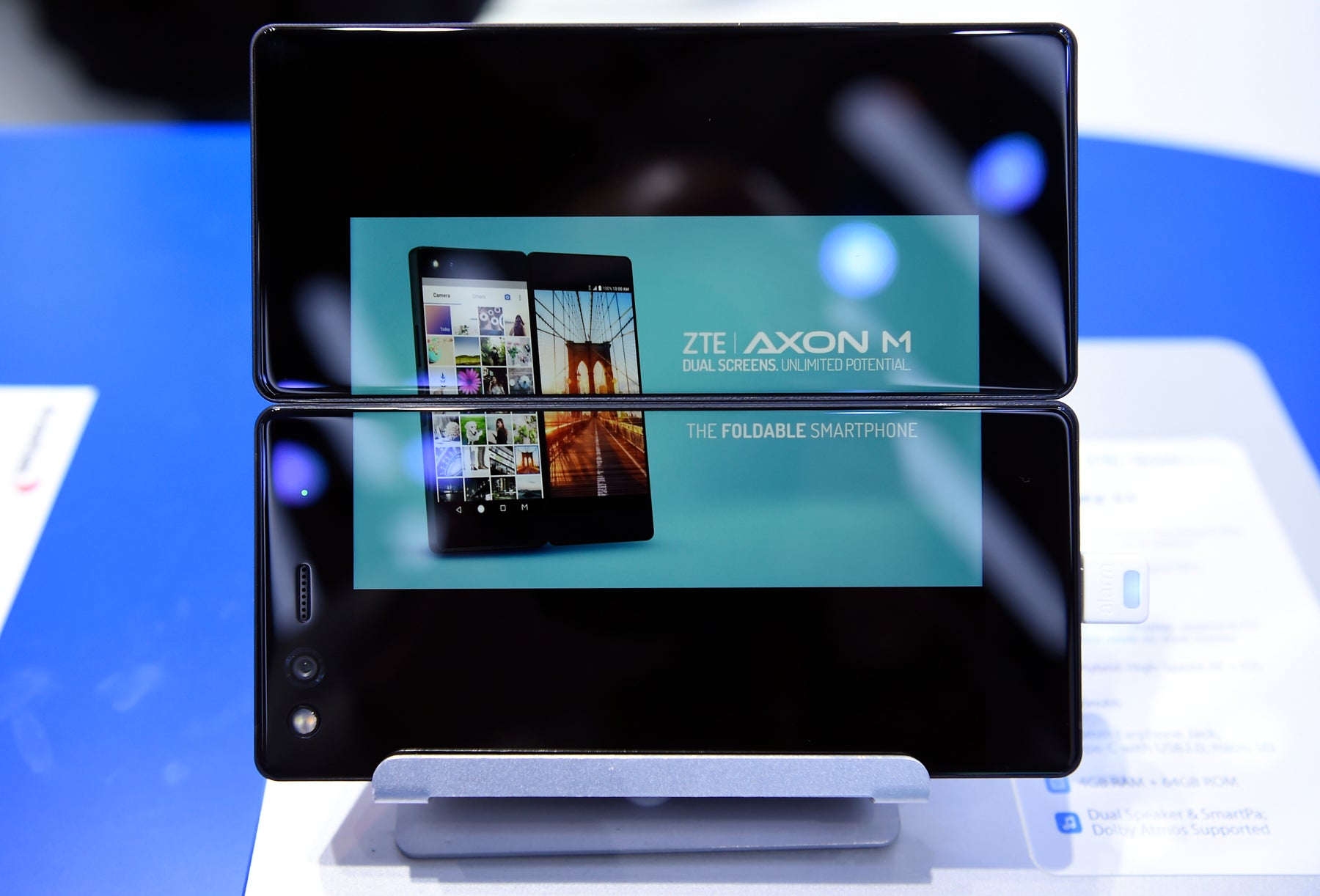 ZTE AXON M Foldable Smartphone 4G 5.2" Display | New