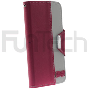 Apple, iPhone 6/6S, 5.5", Dual Color Clutch Case, Color Red.