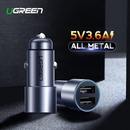 UGREEN Dual Port USB Car Charger (Space Gray)