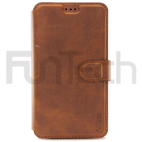 Apple iPhone 11 Pro MAX Leather Wallet Case Color Brown