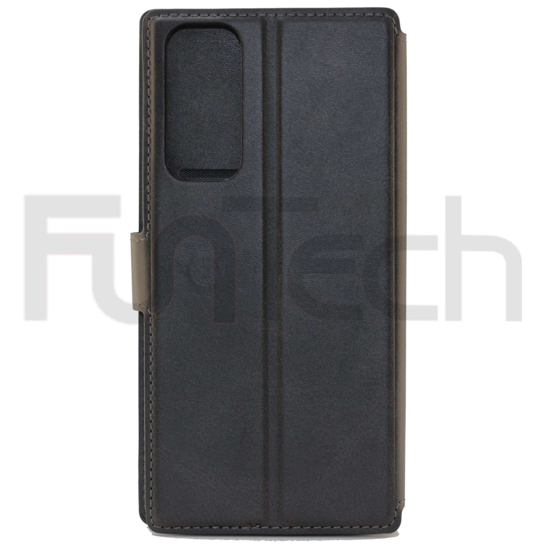 Leather Wallet Case, Color Black,