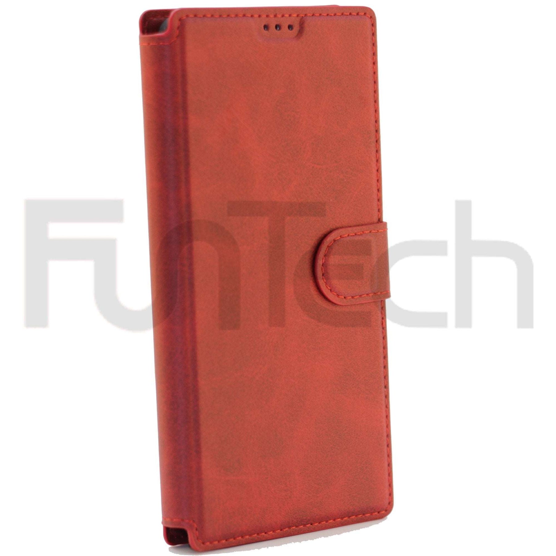Samsung A42 5G Leather Wallet Case Color Red