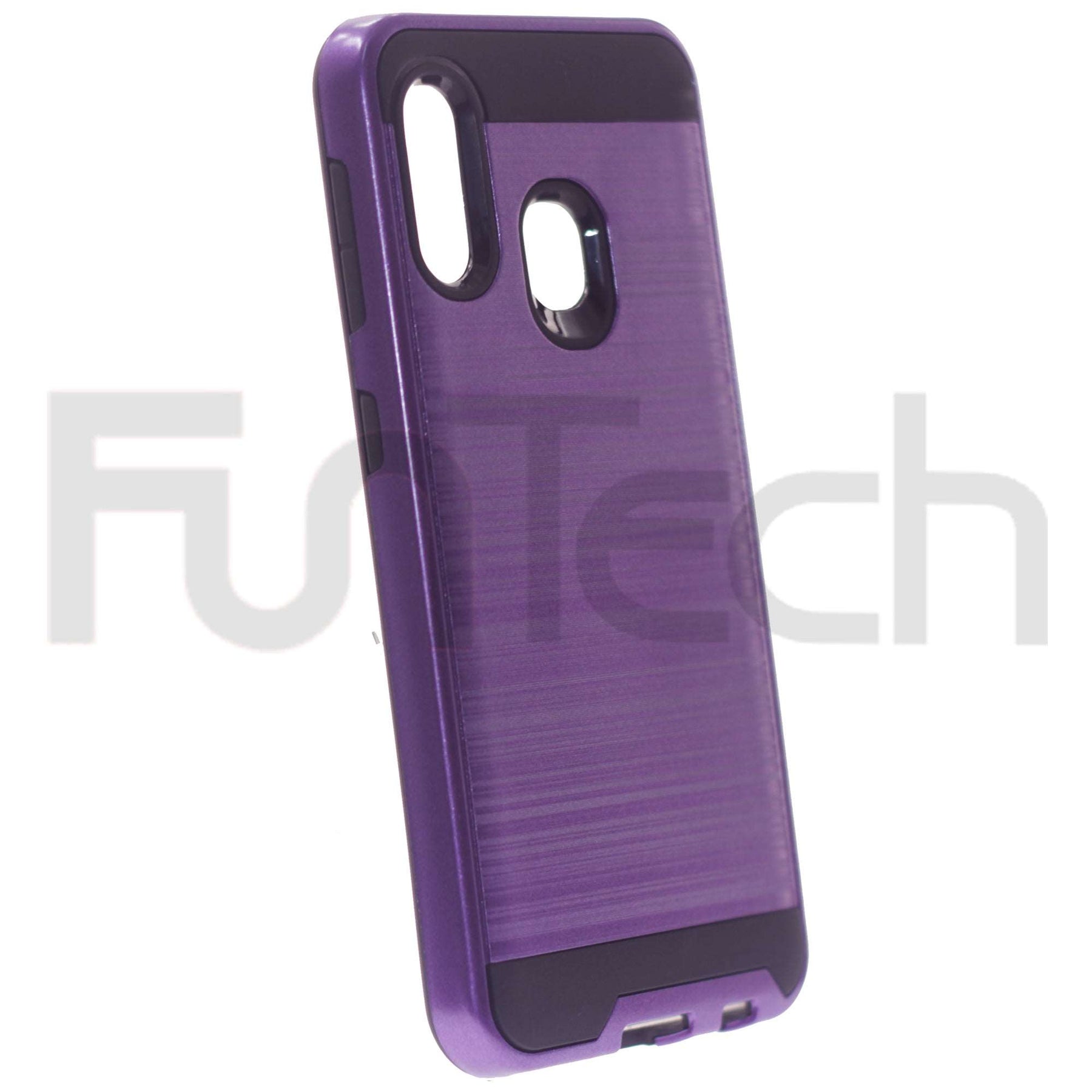 Samsung A10E, A20E, Slim Armor Case, Color Purple.