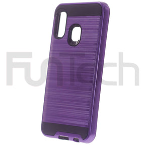 Samsung A10E, A20E, Slim Armor Case, Color Purple.