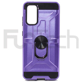 Samsung S20 Armor Ring Case, Color Purple