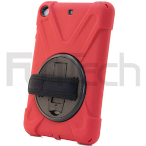 iPad Mini 1/2/3, Hard Shockproof Case Color Red