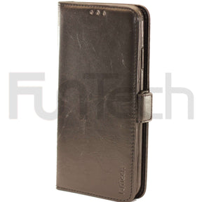 Leather Wallet Case Color Black