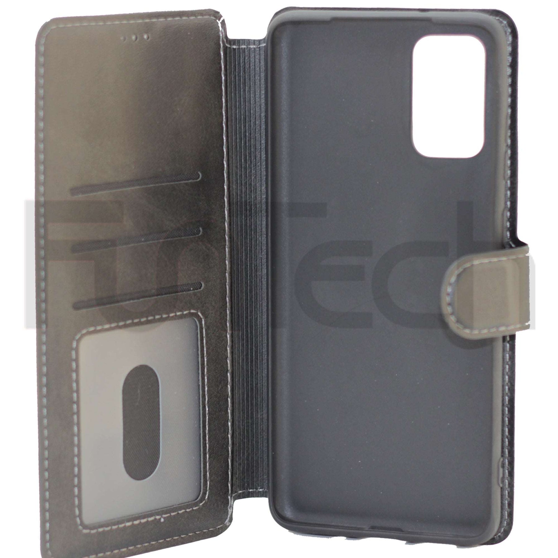 Samsung S20 Plus Leather Wallet Case, Color Black,
