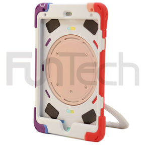 iPad Mini 4/5 , 360` Hard Shockproof Case Color Rainbow Purple