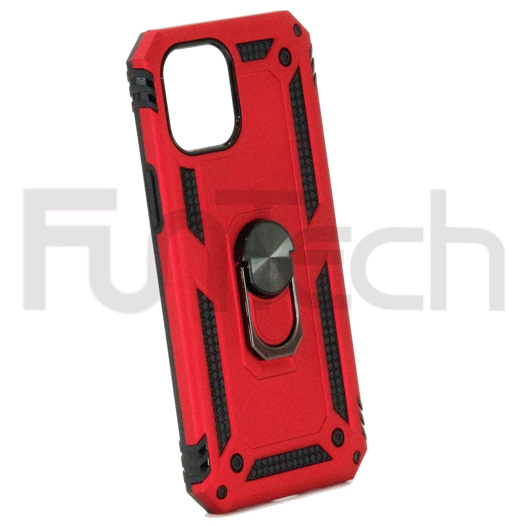 Apple iPhone 12 Pro Max Ring Armor Case Red
