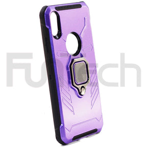 Apple iPhone XS Max, Ring Armor Case, Color Purple,