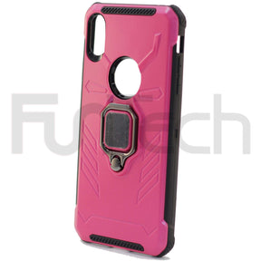 Apple iPhone XS Max, Ring Armor Case, Color Pink,