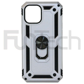 Apple iPhone 12 Pro Max Ring Armor Case Silver