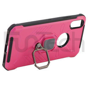 Apple iPhone XS Max, Ring Armor Case, Color Pink,