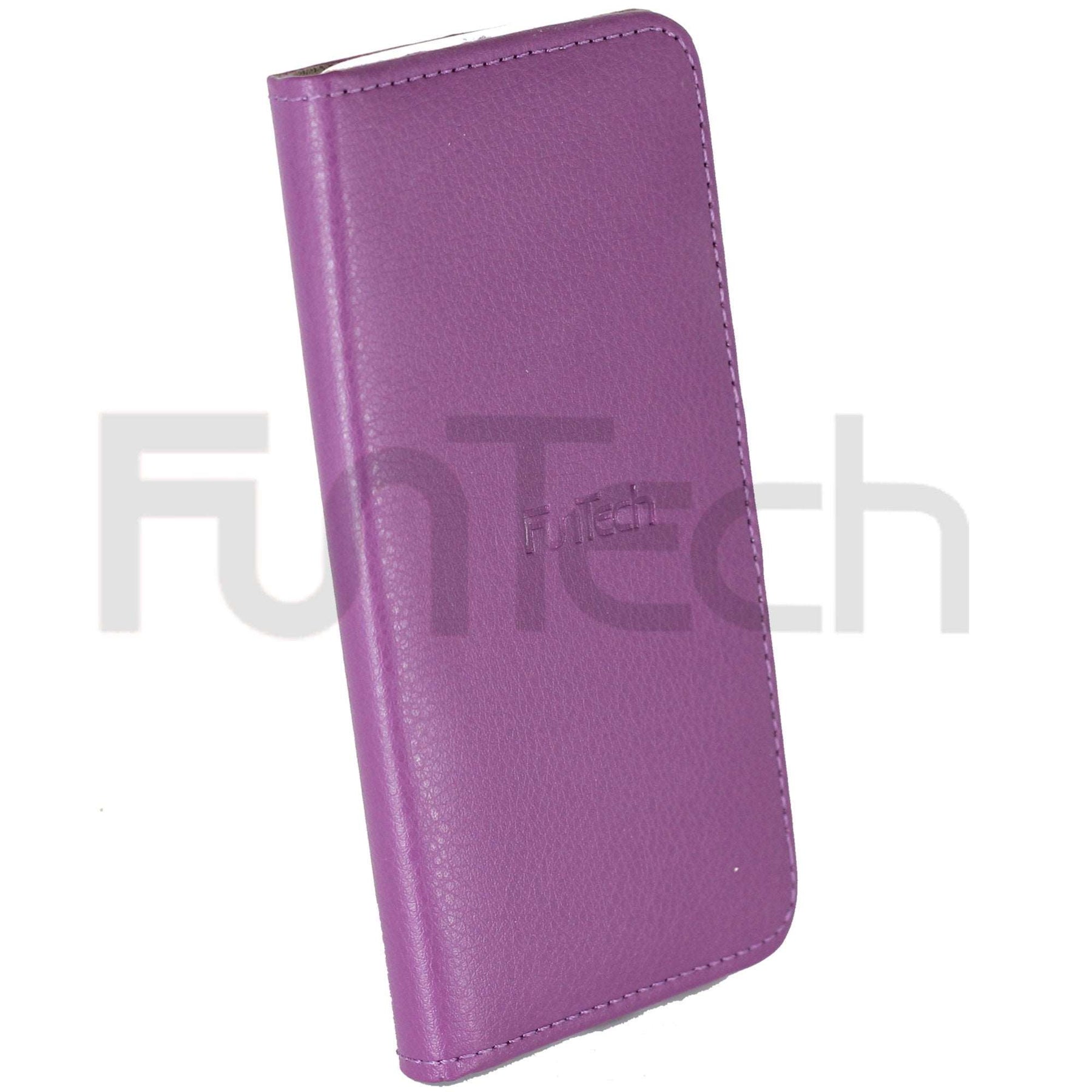 Apple iPhone X Leather Case Purple