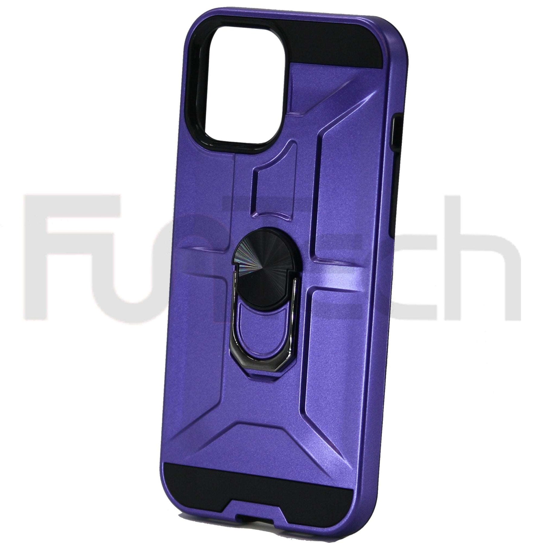 Apple iPhone 12 Pro Max Ring Armor Case Purple