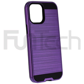 Apple iPhone 12, Slim Armor Case, Color Purple.