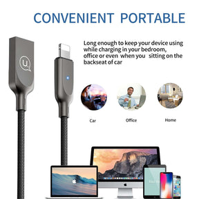 USAMS Smart Power-OFF Lightning USB Data & Charge Cable