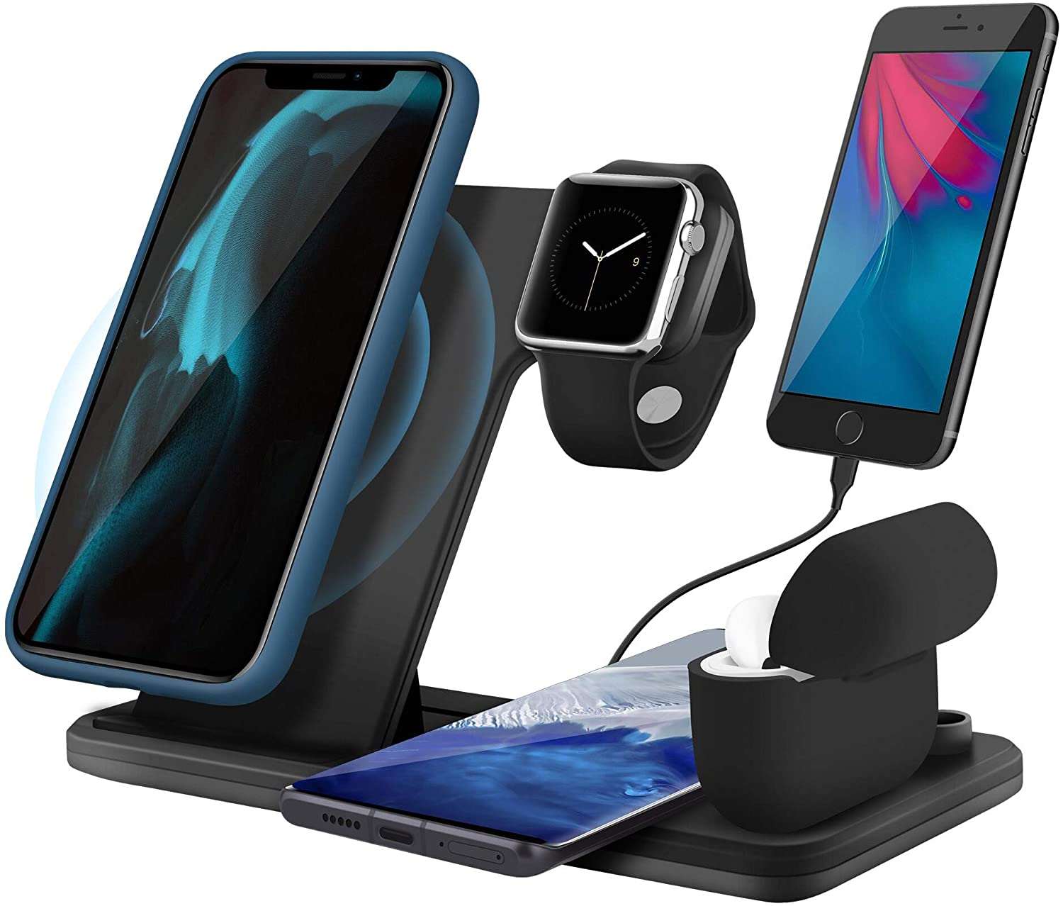5 in 1 Wireless Charger Foldable Fast Transmission
