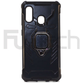 Samsung A20e, Ring Armor Case, Color Black.