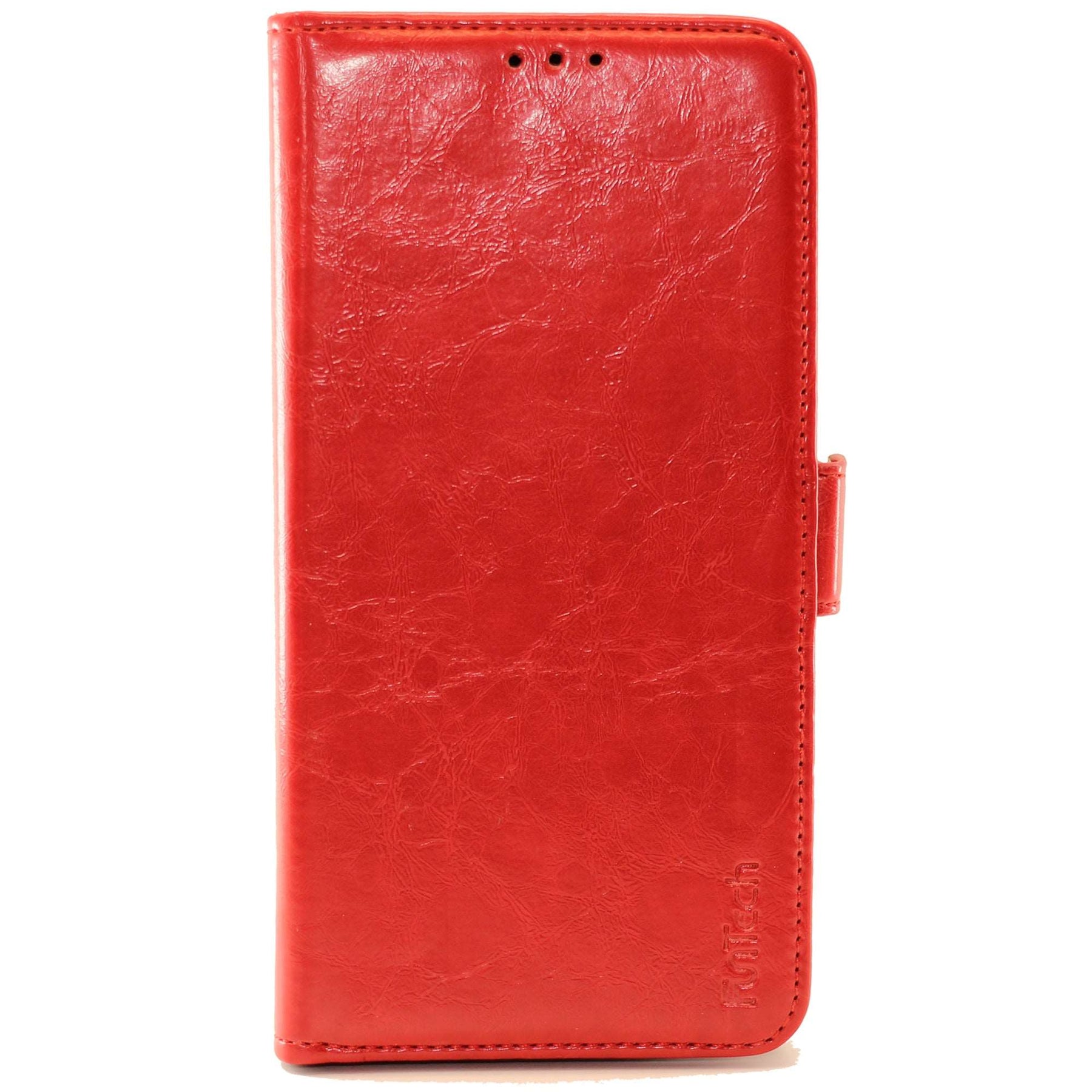 Apple iPhone XS Max Leather Wallet Case Color Red