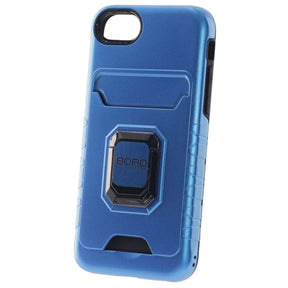 Apple iPhone 6/7/8/Plus, Magnetic Ring Armor Case, Color Blue