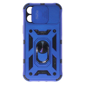 Apple iPhone 12 Pro Max Case, Ring Armor Case with Lens Cover, Color Blue