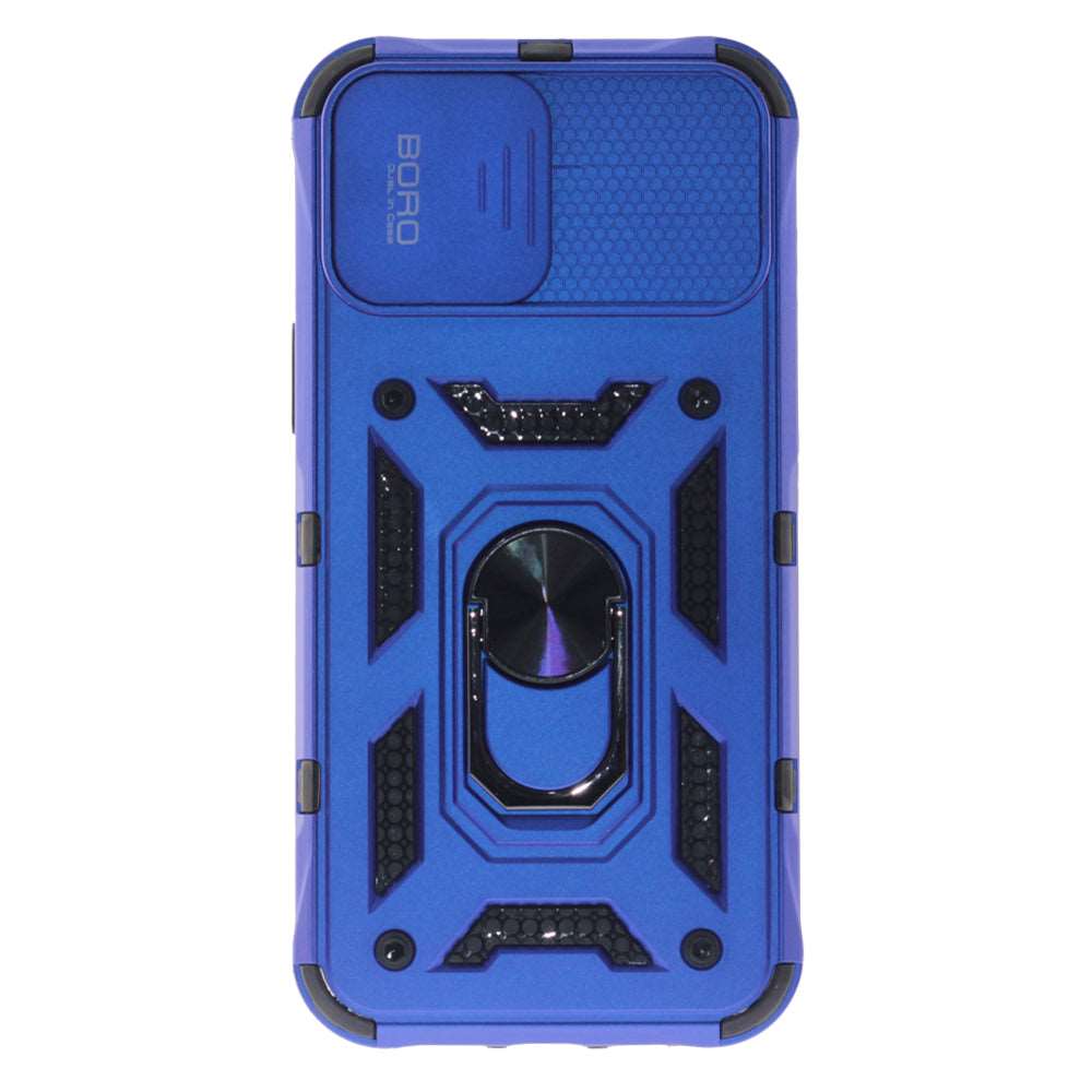 Apple iPhone 12 Pro Max Case, Ring Armor Case with Lens Cover, Color Blue