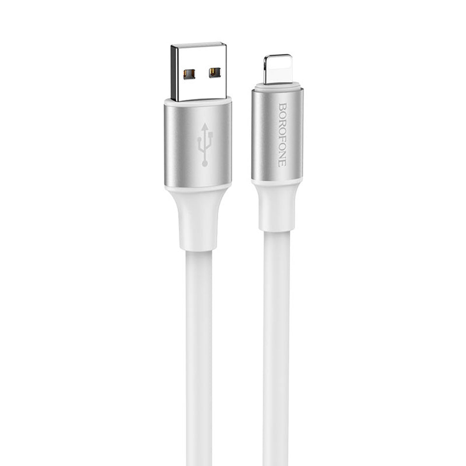 Borofone Fast Ip-Charging Data Cable White BX82