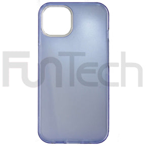 Apple iPhone 13, Double Sided Frosted Surface, Color Blue.
