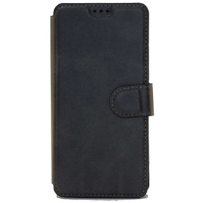 Huawei P40 Pro, Leather Wallet Case, Color Black,