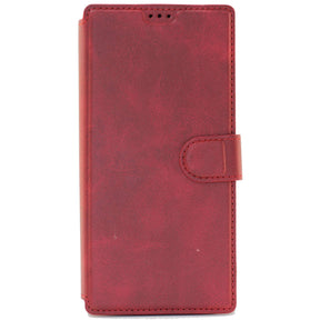 Huawei p smart red wallet case