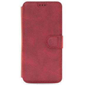 Huawei Y6 2019 red wallet case