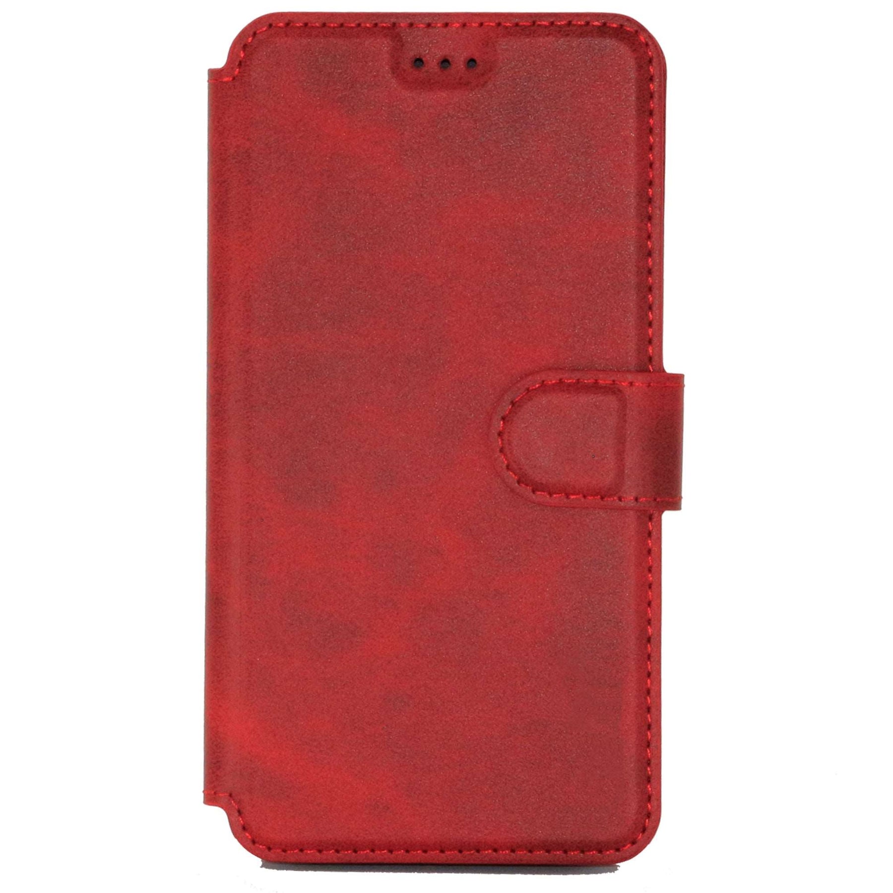 Apple iPhone 12 Mini Leather Wallet Case Color Red