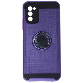 Samsung A03S, Ring Armor Case, Color Purple