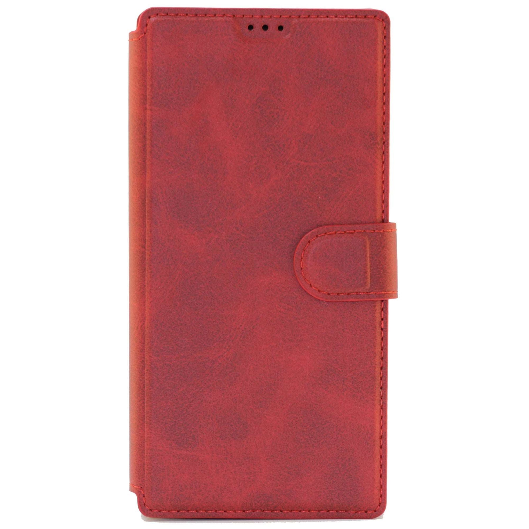 Samsung A42 5G Leather Wallet Case Color Red