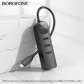 Borofone DH6 4-in-1 Portable Converter Type C to USB