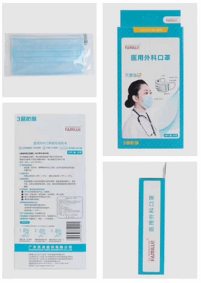 Disposable Face Mask (Pack of 50) One Size