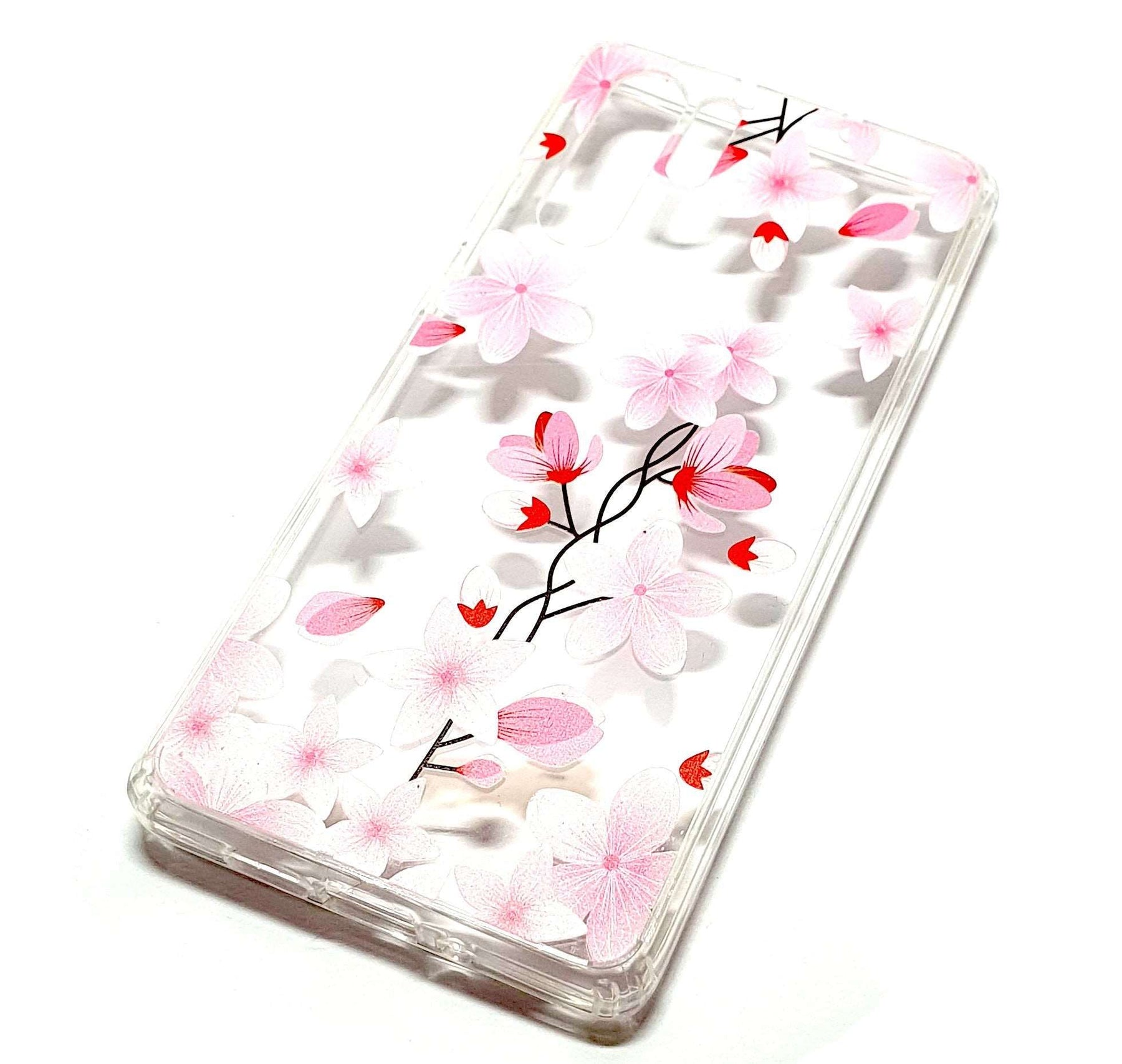 Huawei P30 Pro decorative clear transparent phone case flowers